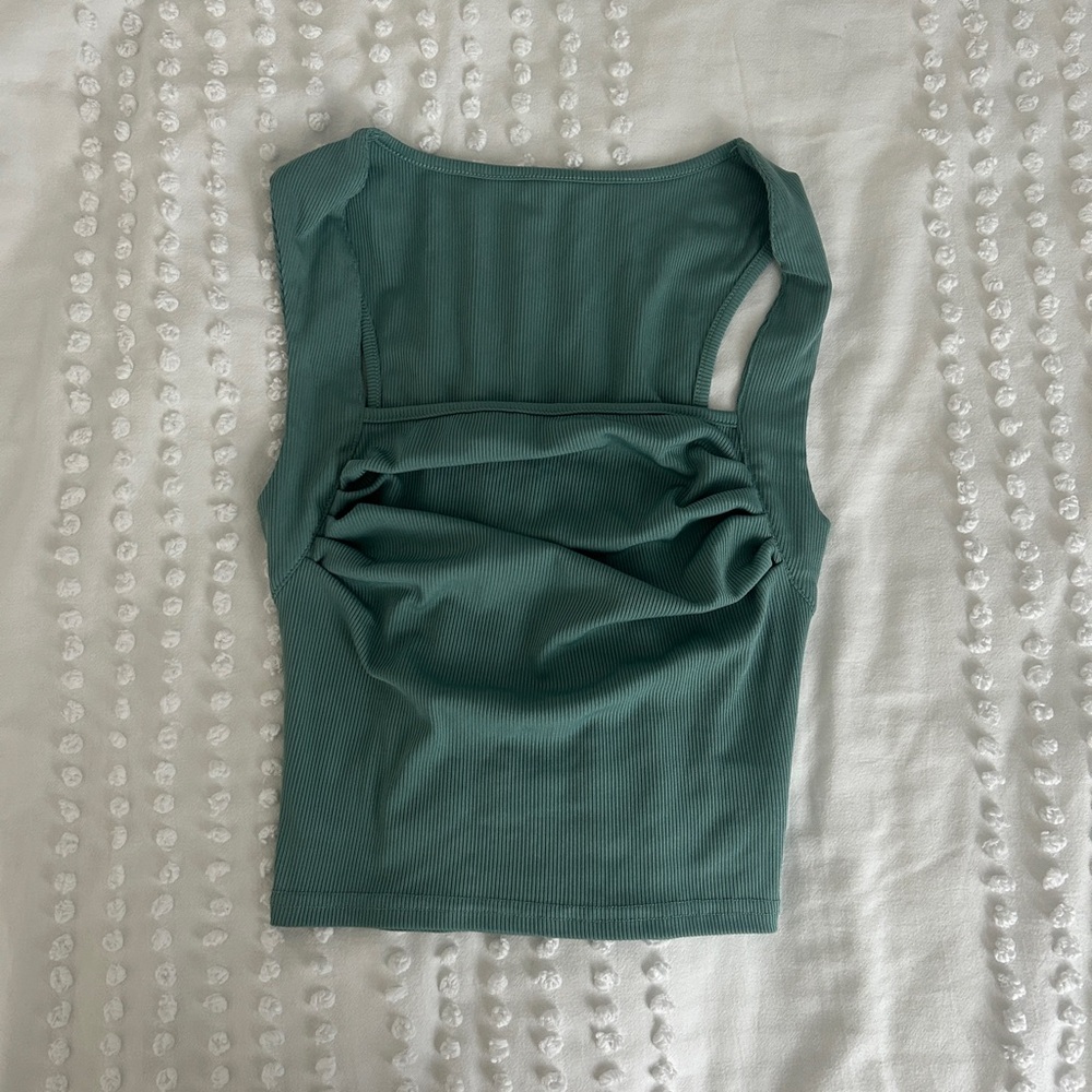 Cider Women's Green Sleeveless Top